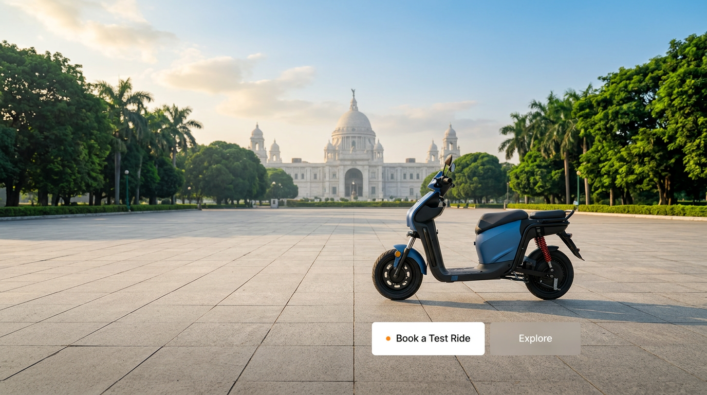 Electric cycle rental dock in an Indian campus